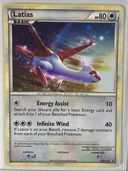 Pokemon TCG Latias Black Star Promo Holo HGSS10 Cosmos Holo - Image 1