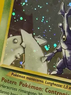 HOLO BLEED Pokemon NEO GENESIS HERACROSS HOLO 6/111 RARE! NM IT - Image 3