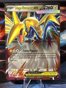Mega Skarmory ex 055/088 Double Rare Perfect Order Pokemon NM/M - Image 1