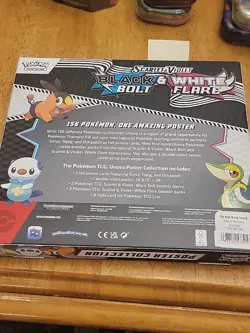 Pokemon TCG Black Bolt & White Flare Poster Collection Box Factory Sealed Lot14 - Image 2