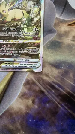 Pokemon TCG Leafeon Vstar from Crown Zenith Galarian Gallery GG35/70 - Image 5