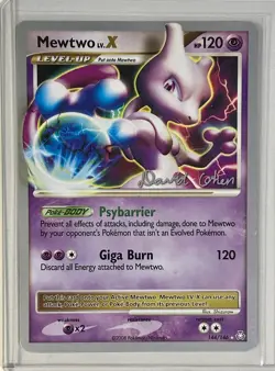 Pokemon TCG Mewtwo 144/146 Legends Awakened David Cohen 2009 World Championships - Image 1
