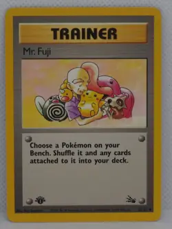 Mr. Fuji 58/62 1st Edition Fossil Regular Pokemon TCG - Image 1