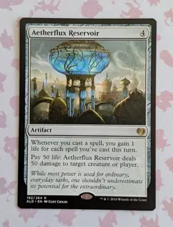 MTG - Aetherflux Reservoir - NM - Rare - Artifact - Kaladesh - 192 - Image 1