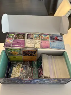 200 Pokemon Card Lot +Holos, RH, R, mix languages Sealed Eevee Promo & divider🔥 - Image 4
