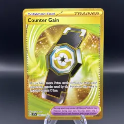 Pokemon TCG Counter Gain Card 249/191 Surging Sparks Hyper Rare NM Condition - Image 1
