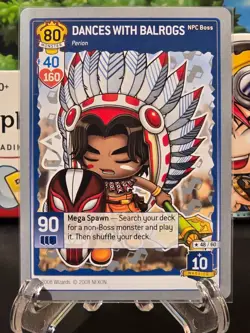 Maplestory iTCG Dances With Balrog's 48/60 Silver 2008 WOTC Trading Card Rare - Image 1
