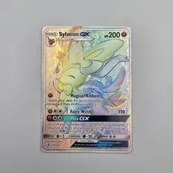 2017 Pokemon Guardians Rising Sylveon GX Card 158/145 - Image 1
