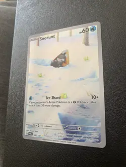 Pokemon TCG Snorunt 188/182 SV4 Paradox Rift Illustration Art Rare Card Mint - Image 4