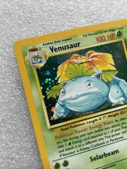 Venusaur 18/130 Base Set 2 2000 Holo Rare WOTC Pokemon Card TCG - Image 3