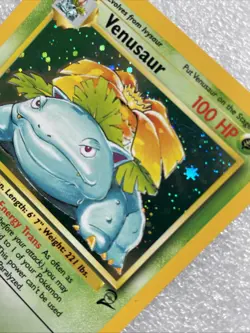 Venusaur 18/130 Base Set 2 2000 Holo Rare WOTC Pokemon Card TCG - Image 4
