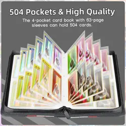Trading Cards Album Pokemon 504 Cards Game Binder Book Collection Folder Holder - Image 5