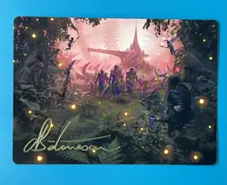 Invasion of Eldraine Art Card Art Series: March of the Machine Gold Signature - Image 1