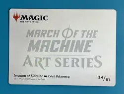 Invasion of Eldraine Art Card Art Series: March of the Machine Gold Signature - Image 2