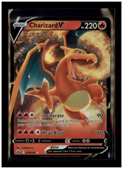 Pokemon Card TCG - Charizard V Crown Zenith 018/159 - Holo Ultra Rare - Image 1