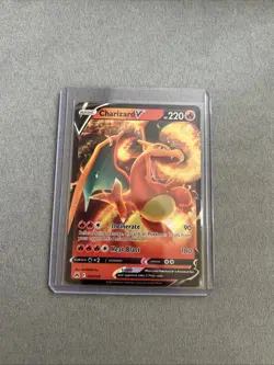 Pokemon TCG Charizard v Crown Zenith Holo Card Shiny Ultra Rare 018/159 - Image 1