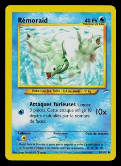 Pokemon Card - Remoraid Neo Destiny French 80/105 Common - Image 1