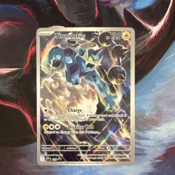 Pokemon Thundurus 209 SVP Scarlet & Violet Promo Full Art Holo 120 HP Card - Image 1