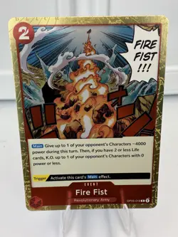 OP05-019 Fire Fist :: Rare One Piece TCG Card :: OP05: Awakening Of The New Era - Image 1