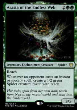Prerelease Cards #165 Arasta of the Endless Web - Image 1
