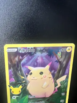 Pokemon TCG Celebrations Pikachu Holo Rare Card 005/025 - Image 3