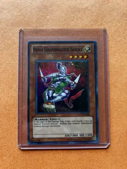 Konami Yu-Gi-Oh! Ninja Grandmaster Sasuke Warrior Effect Card TU07-EN002 Regular - Image 1
