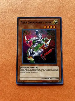 Konami Yu-Gi-Oh! Ninja Grandmaster Sasuke Warrior Effect Card TU07-EN002 Regular - Image 3