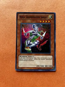 Konami Yu-Gi-Oh! Ninja Grandmaster Sasuke Warrior Effect Card TU07-EN002 Regular - Image 4
