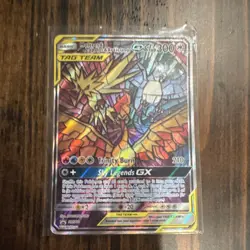 Pokemon Moltres & Zapdos & Articuno GX SM210 Promo Full Art Holo Card 300 HP - Image 1