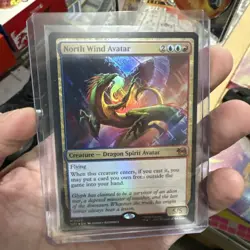 FOIL NORTH WIND AVATAR Teenage Mutant Ninja Turtles TMT Magic MTG CARD - Image 1