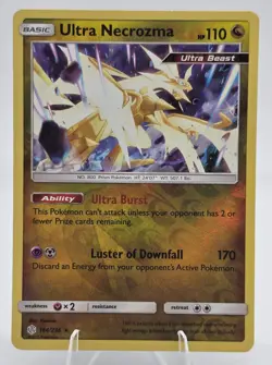 Ultra Necrozma 164/236 Cosmic Eclipse Reverse Holo Rare LP/NM Pokemon Card - Image 1