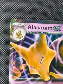 Pokemon Card Alakazam ex 065/165 151 Scarlet & Violet MEW EN Double Rare NM - Image 5