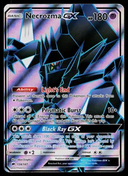 Pokemon Card - Necrozma GX Burning Shadows 134/147 Rare Ultra 2017 - Image 1