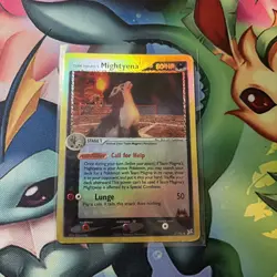 Team Magma's Mightyena 37/95 EX Magma vs Aqua Pokemon Card Reverse Holo Rare MP - Image 1