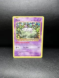 Evolutions 2016 Holo Rare Mew 53/108 XY English Pokemon Card TCG - Image 1