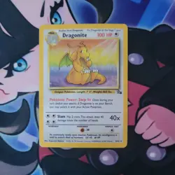Dragonite 19/62 Fossil 1999 Rare Pokemon TGC Card LP - Image 1