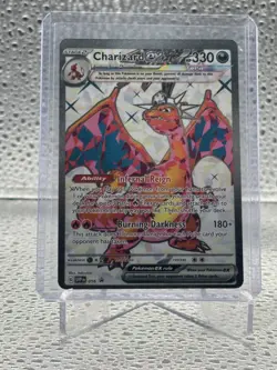 2023 Pokemon TCG Charizard EX 056 SV Scarlet & Violet Promo Card Holo HP 330 - Image 1
