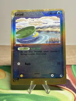 Lotad 66/100 Reverse Holo Foil Ex Sandstorm Pokemon E Series Card 2003 MP HP - Image 1