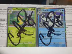 Autograph Beartic / Erica's Victreebel Pokemon Card, Cool trainer Ryan - Image 1