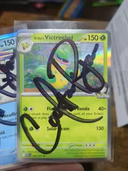 Autograph Beartic / Erica's Victreebel Pokemon Card, Cool trainer Ryan - Image 5