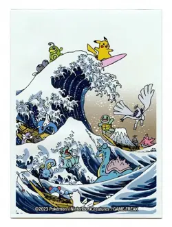 Great Wave Pikachu Individual Card Sleeve Pokemon Center Original - Image 1