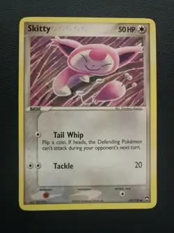 Pokemon Card Skitty 62/108 EX Power Keepers Common - Image 1