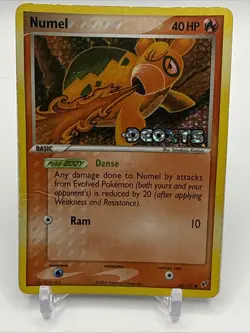 Numel 68/107 EX Deoxys Reverse Holo Foil Stamped Pokemon Card TCG DMG - Image 1