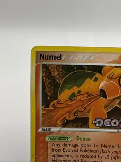Numel 68/107 EX Deoxys Reverse Holo Foil Stamped Pokemon Card TCG DMG - Image 2