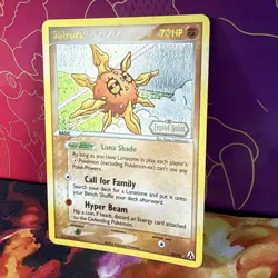 Pokemon TCG Solrock EX Legend Maker 25 Reverse Holo Rare Card Stamped NM - Image 2