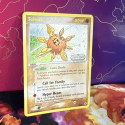 Pokemon TCG Solrock EX Legend Maker 25 Reverse Holo Rare Card Stamped NM - Image 3