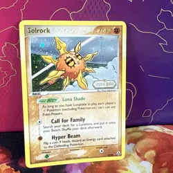 Pokemon TCG Solrock EX Legend Maker 25 Reverse Holo Rare Card Stamped NM - Image 4