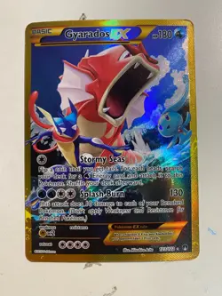 Pokemon TCG Gyarados EX 123/122 XY Breakpoint 2016 Secret Holo Rare Card - Image 1