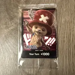 Bandai One Piece Netflix Don!! Promo Card Tony Tony Chopper SEALED Comic Con ex - Image 1