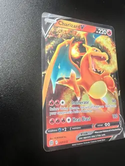 Pokemon TCG Charizard v Brilliant Stars Holo Ultra Rare Card 017/172 - Image 5